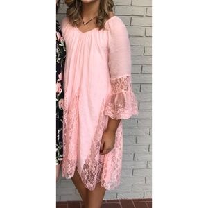 Paisley Vine Pink Dress